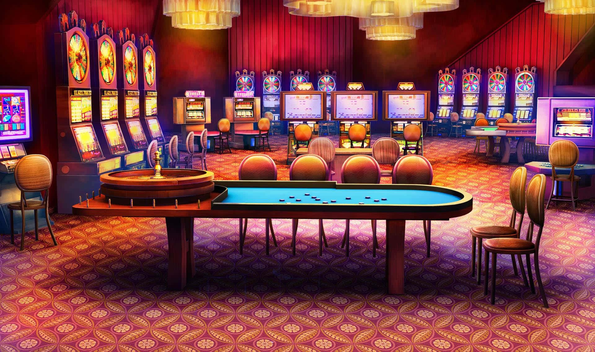 Tata letak meja Baccarat dengan dealer langsung di studio cuan88